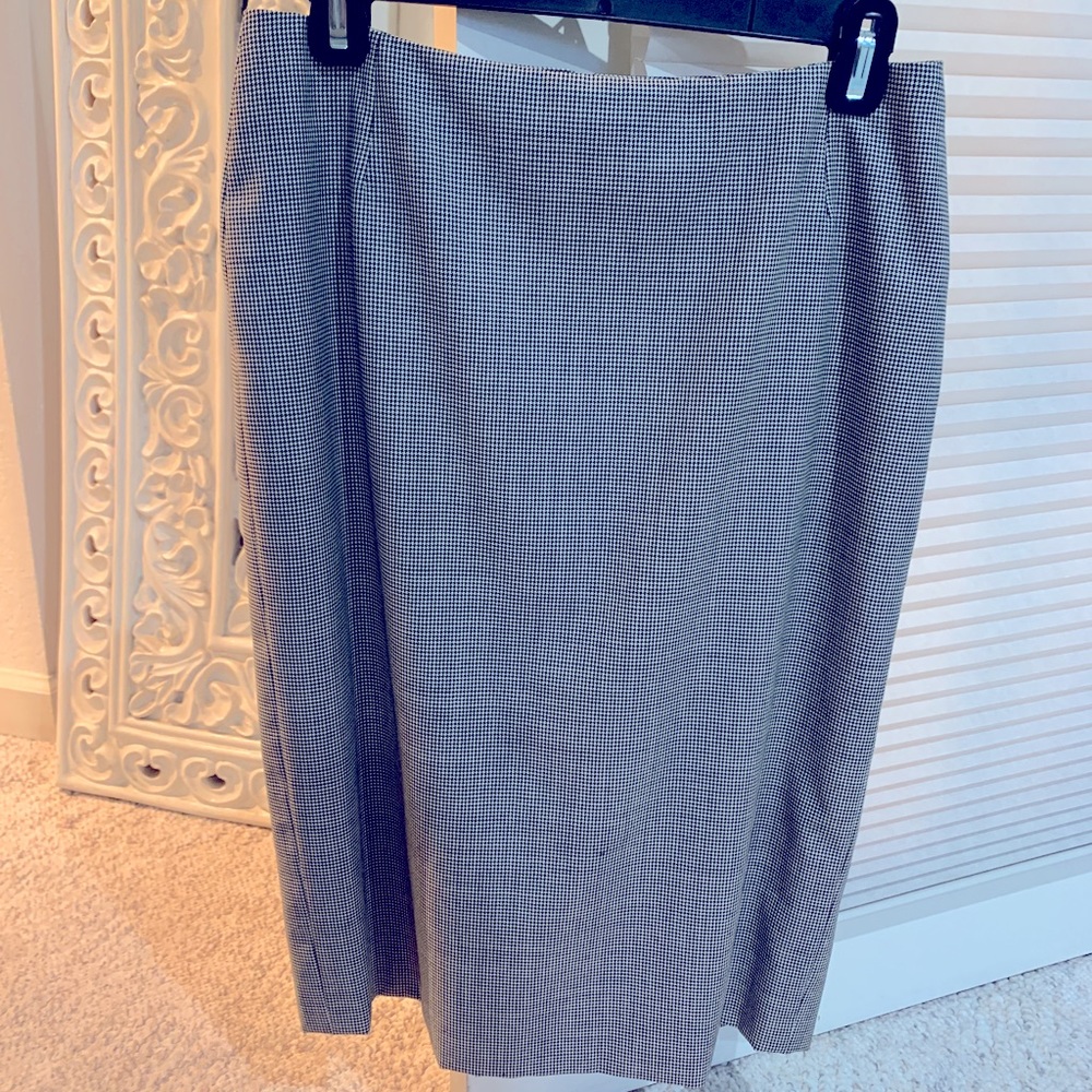 Gianni Versace Houndstooth Pencil Skirt sz 4 - Smoking Hot Girl Boss Chic